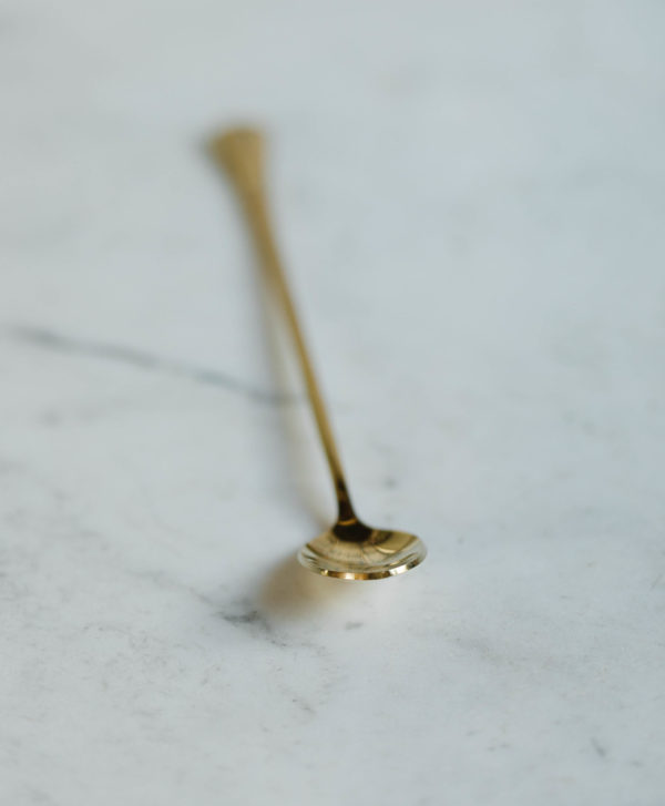 Long Gold Spoon