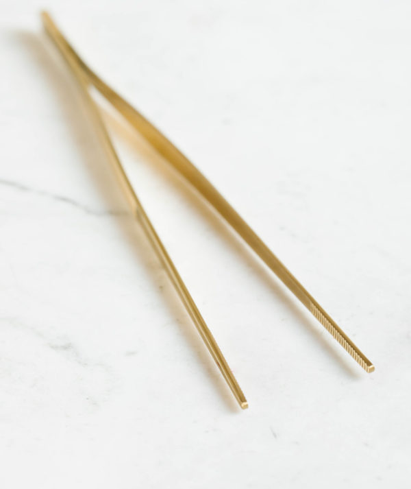 Gold Skinny Tongs